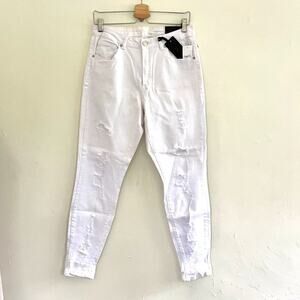 RUE 21 PREMIUM -NEW- white skinny jeans Hi-Rise 12
